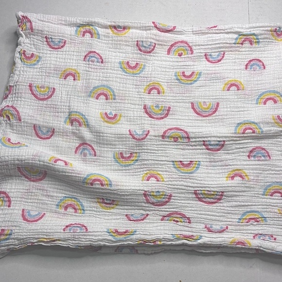 Other - COPY - Rainbow Muslin Blanket/Swaddle